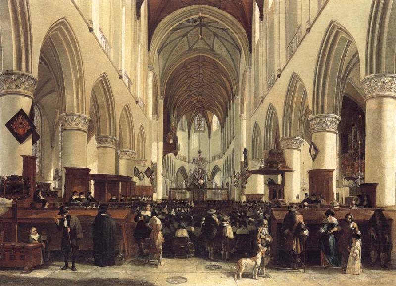 THe Interior of the Grote Kerk,Haarlem, BLEKER, Gerrit Claesz